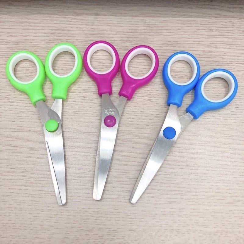 Kéo học sinh cắt giấy làm đồ thủ công Xuan Bo, Eras, Giao ngẫu nhiên